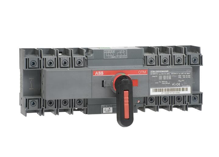 ABB - Vaihtokytkin 125A 4p moottori - OTM125F4CMA230V