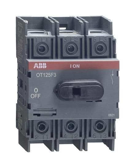 ABB - Kuormankytkin 125A 3p ON-OFF-Test - OT125F3T