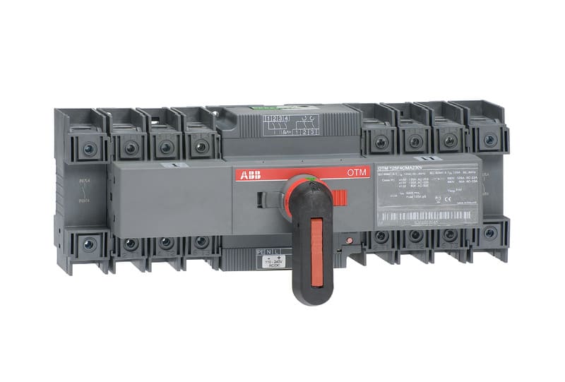 ABB - Vaihtokytkin 63A 4p moottori - OTM63F4CMA24D