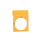 ABB - Merkintäkilpi tyhjä kelt OH2_ vääntimiin - OPY2