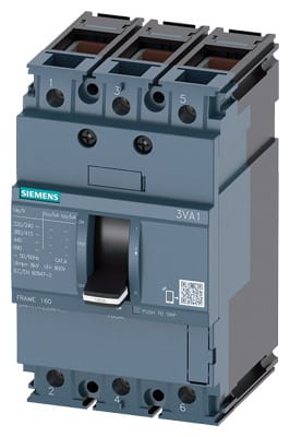 SIEMENS - Kompaktikatkaisija - 3VA1116-5EE36-0AA0 160A 3N 55kA