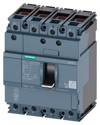 SIEMENS - Kompaktikatkaisija - 3VA1132-5EE46-0AA0 32A 4N 55kA