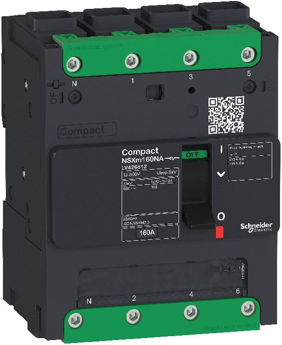 SCHNEIDER ELECTRIC - Kuormankytkin vipu - NSXm 100NA 100A 4P EverLink