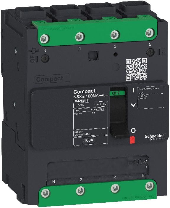 SCHNEIDER ELECTRIC - Kuormankytkin vipu - NSXm 150NA 150A 4P EverLink