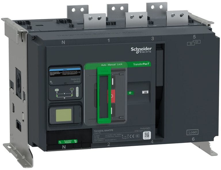 SCHNEIDER ELECTRIC - Vaihtokytkin - TA1A Active 1000A 3P LCD-HMI