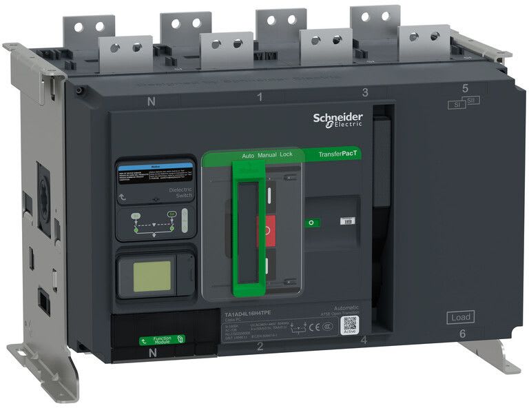 SCHNEIDER ELECTRIC - Vaihtokytkin - TA1A Active 1000A 4P LCD-HMI