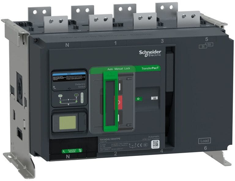 SCHNEIDER ELECTRIC - Vaihtokytkin - TA1A Active 1250A 4P LCD-HMI