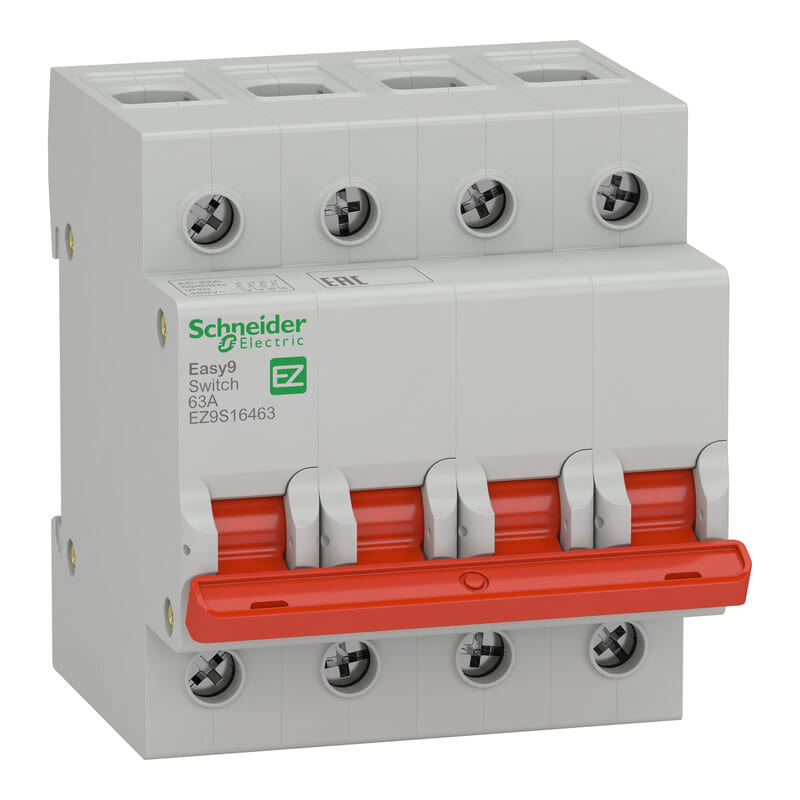 SCHNEIDER ELECTRIC - Pääkytkin - Easy9 Pääkytkin 4P 63A 400V