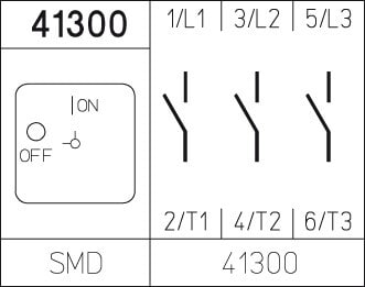 SÄLZER - Turvakytkin - H220 0-1 3N 25A Ø22.5