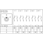 SÄLZER - Nokkakytkin vaihto - P220 1-0-2 5N 20A DIN