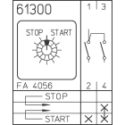 SÄLZER - Nokkakytkin käynnistys - P220 stop-start 1N 20A DIN