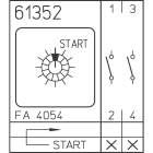 SÄLZER - Nokkakytkin käynnistys - P220 -START 2N 20A DIN