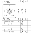SÄLZER - Nokkakytkin käynnistys - P220 ST-1-0-2-ST 3N 20A DIN
