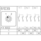SÄLZER - Nokkakytkin vaihto - P220 1-2 3N 20A DIN