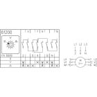 SÄLZER - 0-Y-D,4nap,63A,4-piste - S606-61200-003M1