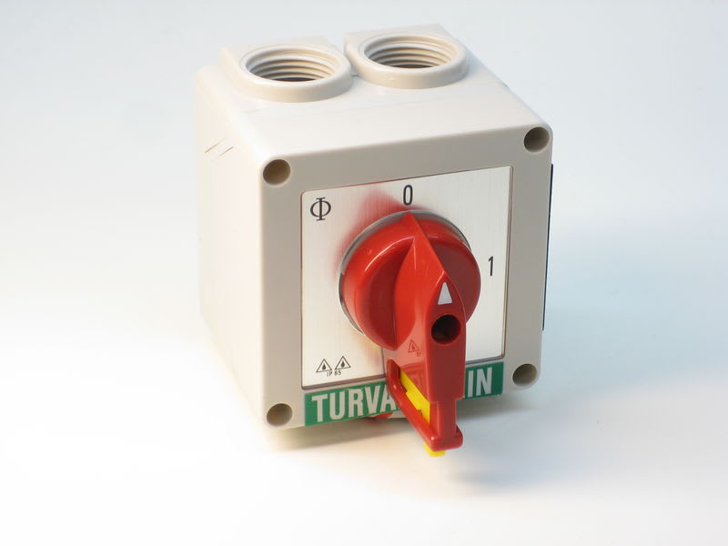 KRAUS & NAIMER - K&N-turvakytkin koteloitu IP65 - CA10A324/SF001PF1 20A 4KW