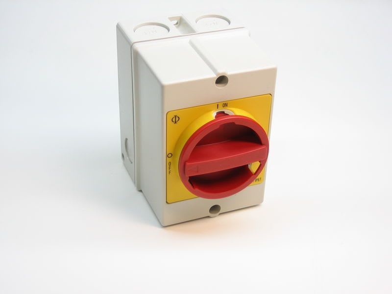 KRAUS & NAIMER - K&N-turvakytkin koteloitu - KG10T203/40KS11V 20A 5,5KW M25