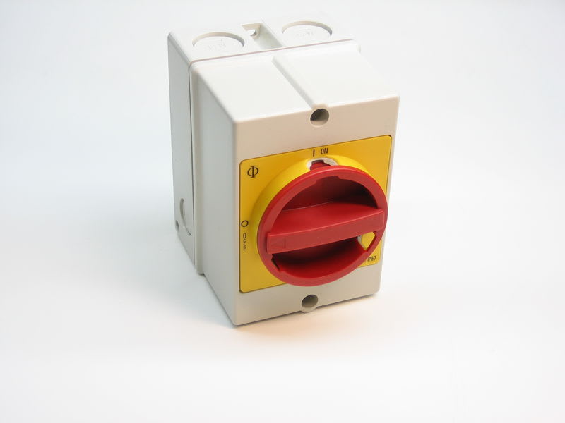 KRAUS & NAIMER - K&N-turvakytkin koteloitu - KG20T203/40KS51V 25A 7,5KW M25