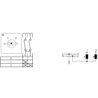 KRAUS & NAIMER - K&N-kytkin 48x48 etulevyas - CA10A310-600E 0-1-2 tehop.kytk