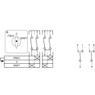 KRAUS & NAIMER - K&N-kytkin 48x48 etulevyas - CA10A321-600E 1>0 -2 2-nap