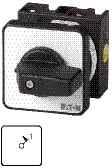 EATON - Kytkin - T0-1-15322/EZ 2-NAP. 0<-1