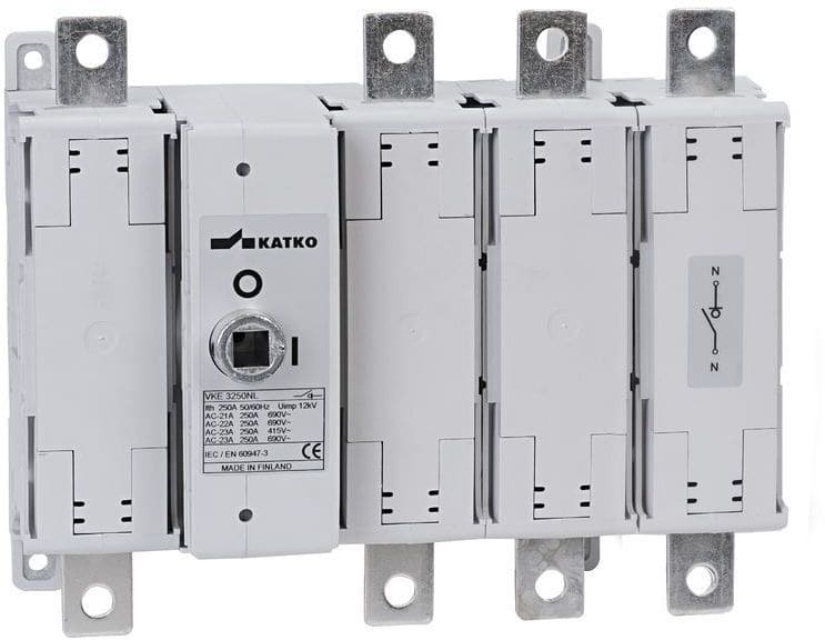 KATKO - Kuormankytkin 4-nap 250A - VKE 4250 LVK228LK14