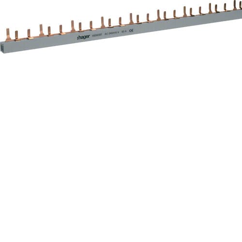 HAGER - Virtakisko - KB363B 3-nap 63A 1m tappi