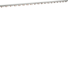 HAGER - Virtakisko - KB380B 3-nap 63A 1m tappi