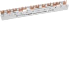 HAGER - Virtakisko 4-nap. - KDN451D L1-N-L2-N-L3-N 12-mod