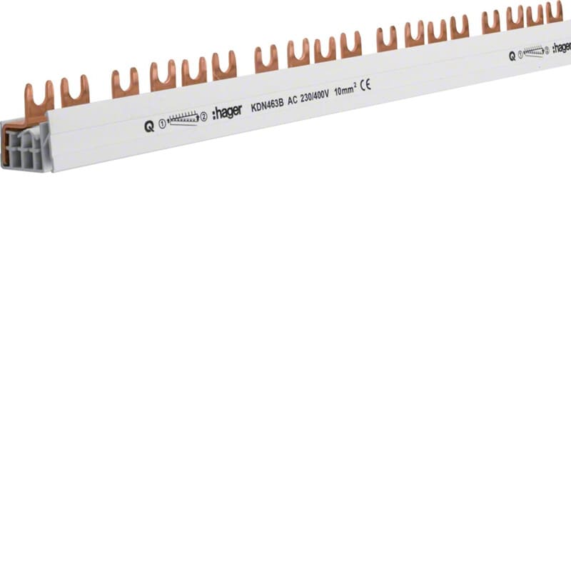 HAGER - Virtakisko - KDN463B 4-nap.63A 56 mod