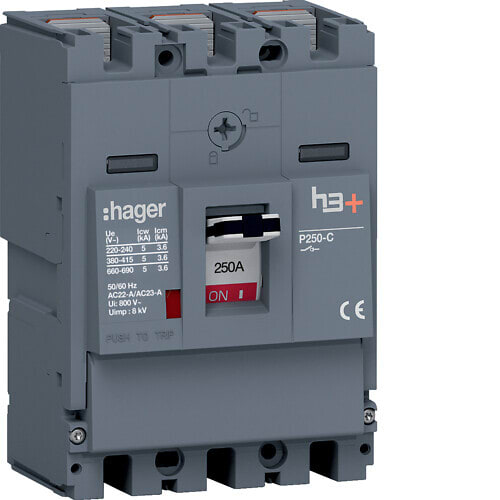 HAGER - Kuormankytkin vipu - P250 3N 250A