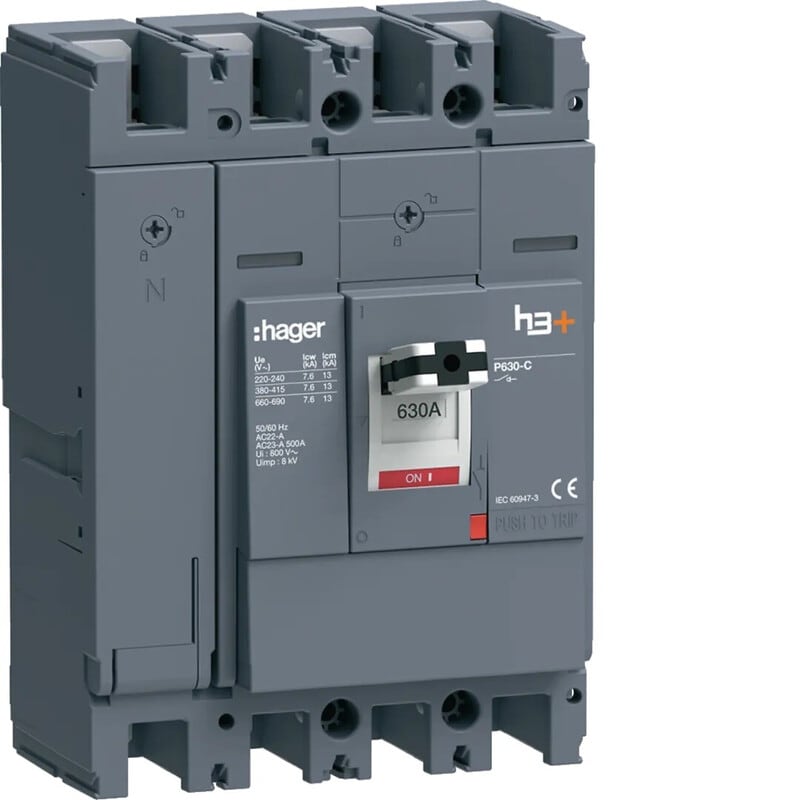 HAGER - Kuormankytkin vipu - P630 4N 630A