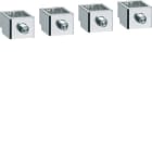 HAGER - Liitinpakkaus - kehikko sisäas. Cu/Al 4N P160