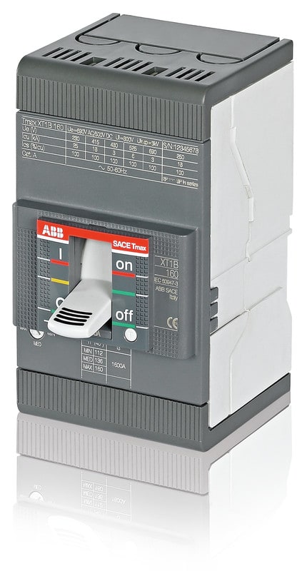 ABB - Kompaktikatkaisija 160A 3p - XT1C 160 FF 3p TMD 100-1000