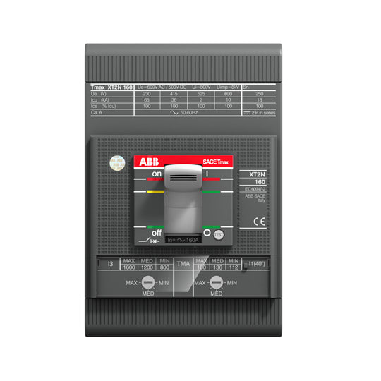 ABB SMART POWER - Kompaktikatkaisija - XT2S 160 MA 160 Im=960?2240 3p