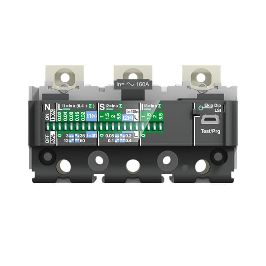 ABB SMART POWER - Kompaktikatkaisijan suojarele - Ekip LSI In=25A XT2 3p