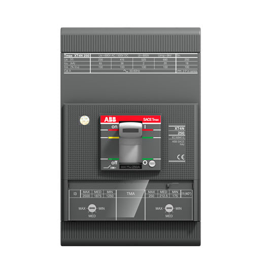 ABB SMART POWER - Kompaktikatkaisija - XT4S 250 TMA 200-2000 3p F F