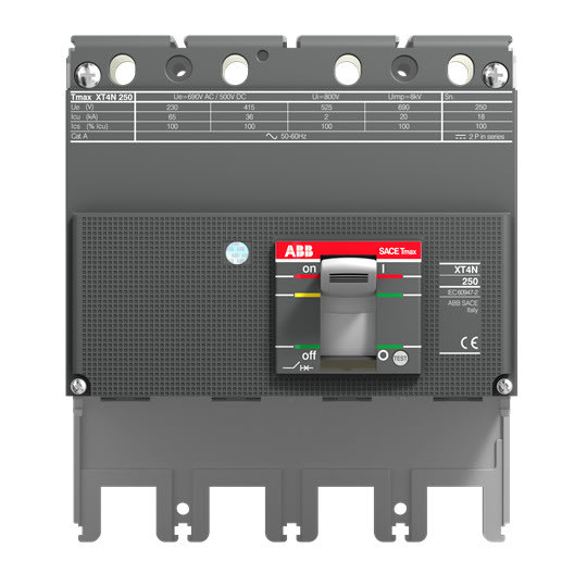 ABB SMART POWER - Kompaktikatkaisijan runko - XT4V 160 KATKAISIJAOSA 4p F F