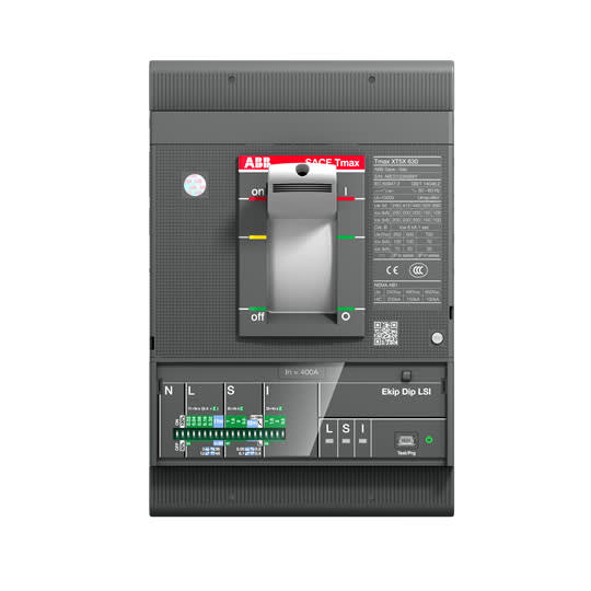 ABB - Kompaktikatkaisija 630A 3p - XT5S630 FF3pEkipDipLSI In=630