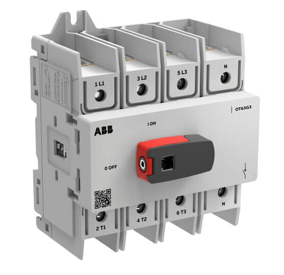 ABB SMART POWER - Kuormankytkin vipu OT PLUS - 4-nap. 63A 690V AC-22A