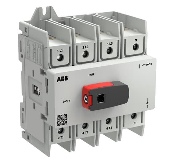 ABB SMART POWER - Kuormankytkin vipu OT PLUS - 4-nap. 80A 690V AC-22A