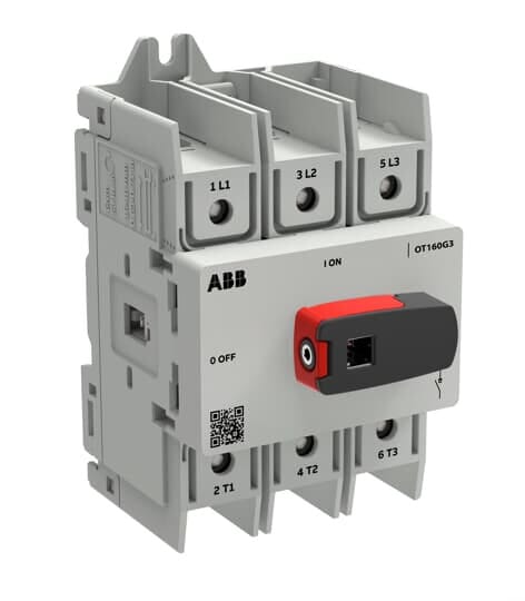 ABB SMART POWER - Kuormankytkin vipu OT PLUS - 3-nap. 160A 415V AC-22A