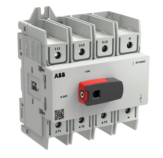 ABB SMART POWER - Kuormankytkin vipu OT PLUS - 4-nap. 160A 415V AC-22A