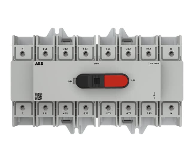 ABB SMART POWER - Vaihtokytkin - 4-nap. UL/CSA I-O-II 32A 600V