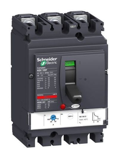 SCHNEIDER ELECTRIC - Kuormanerotin NSX100NA 4P - LV429639