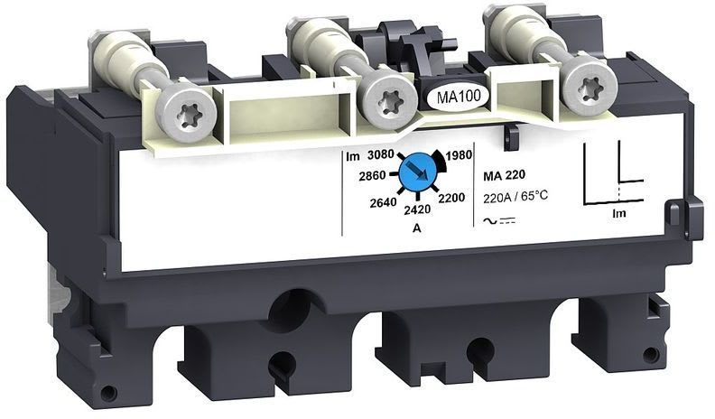 SCHNEIDER ELECTRIC - Suojarele MA220 3P3D - LV431500