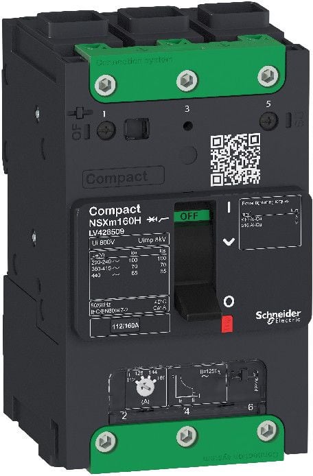 SCHNEIDER ELECTRIC - Kompaktikatkaisija - NSXm 50kA/400V 3P 50A EverLink
