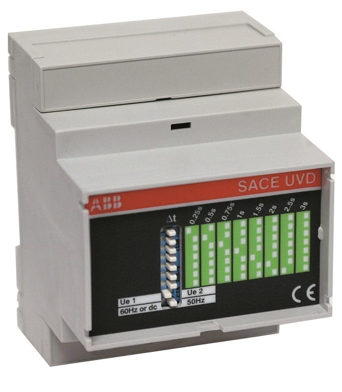 ABB - Alijännitelaukaisun hidastus - UVD XT1-XT4 110-125Vac/dc