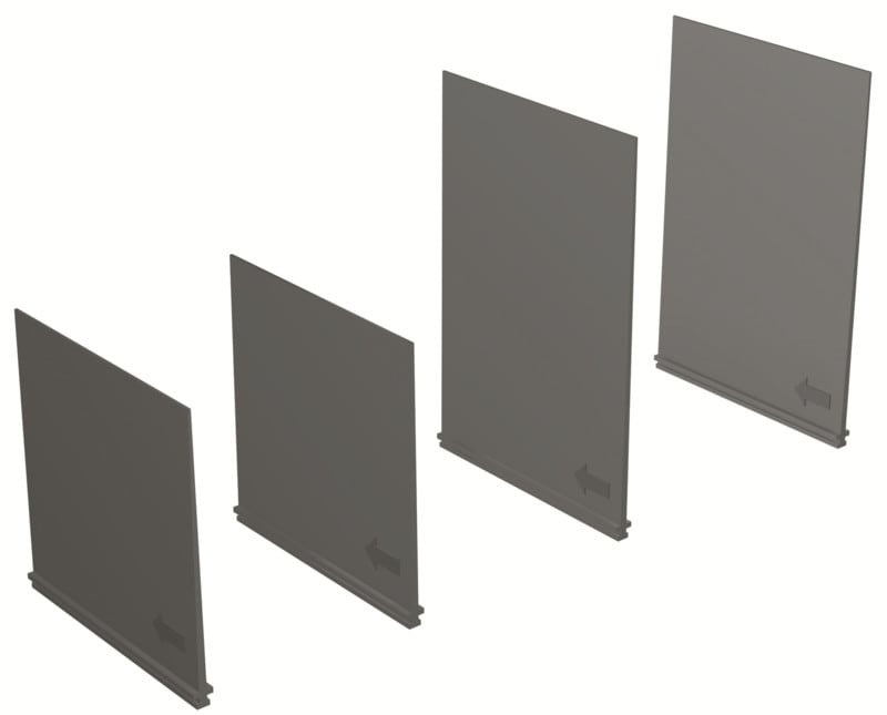 ABB - Kosketussuoja T4,T5,T7 4P matala - PB100 T4-5-T7-X1-A3 4p