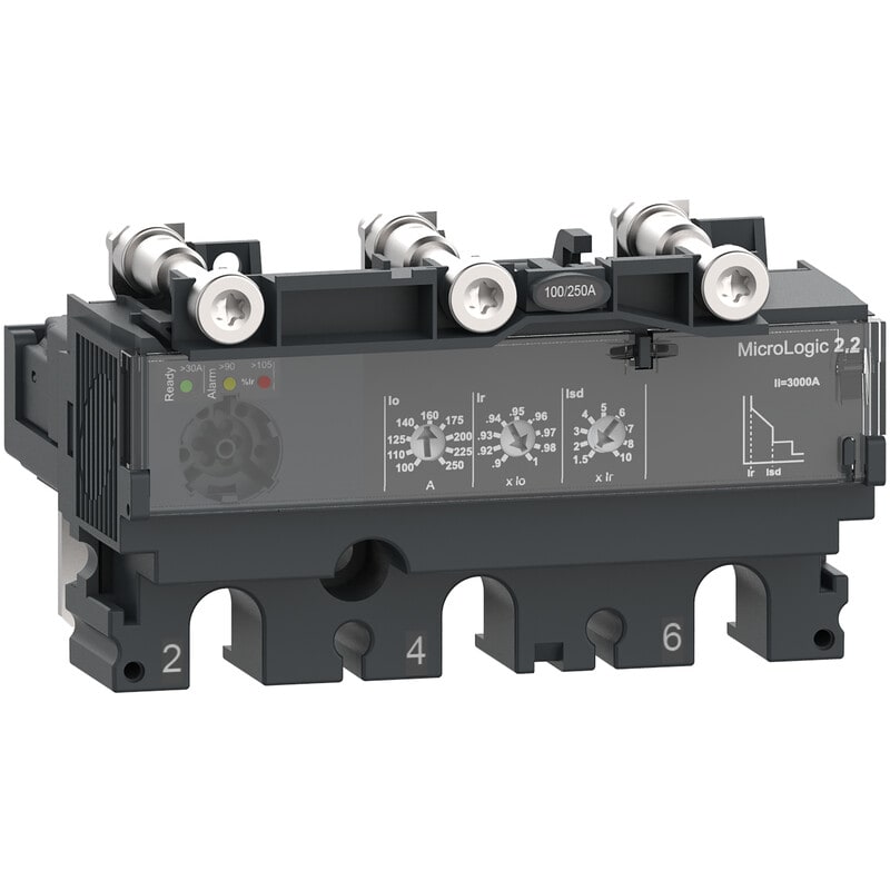 SCHNEIDER ELECTRIC - Kompaktikatkaisijan suojarele - MicroLogic 2.2 250A 3P NSX250